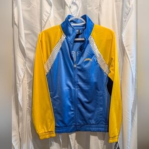 B1 NWT LA Chargers Women’s G-III 4Her Full-Zip Track Jacket - Size Medium